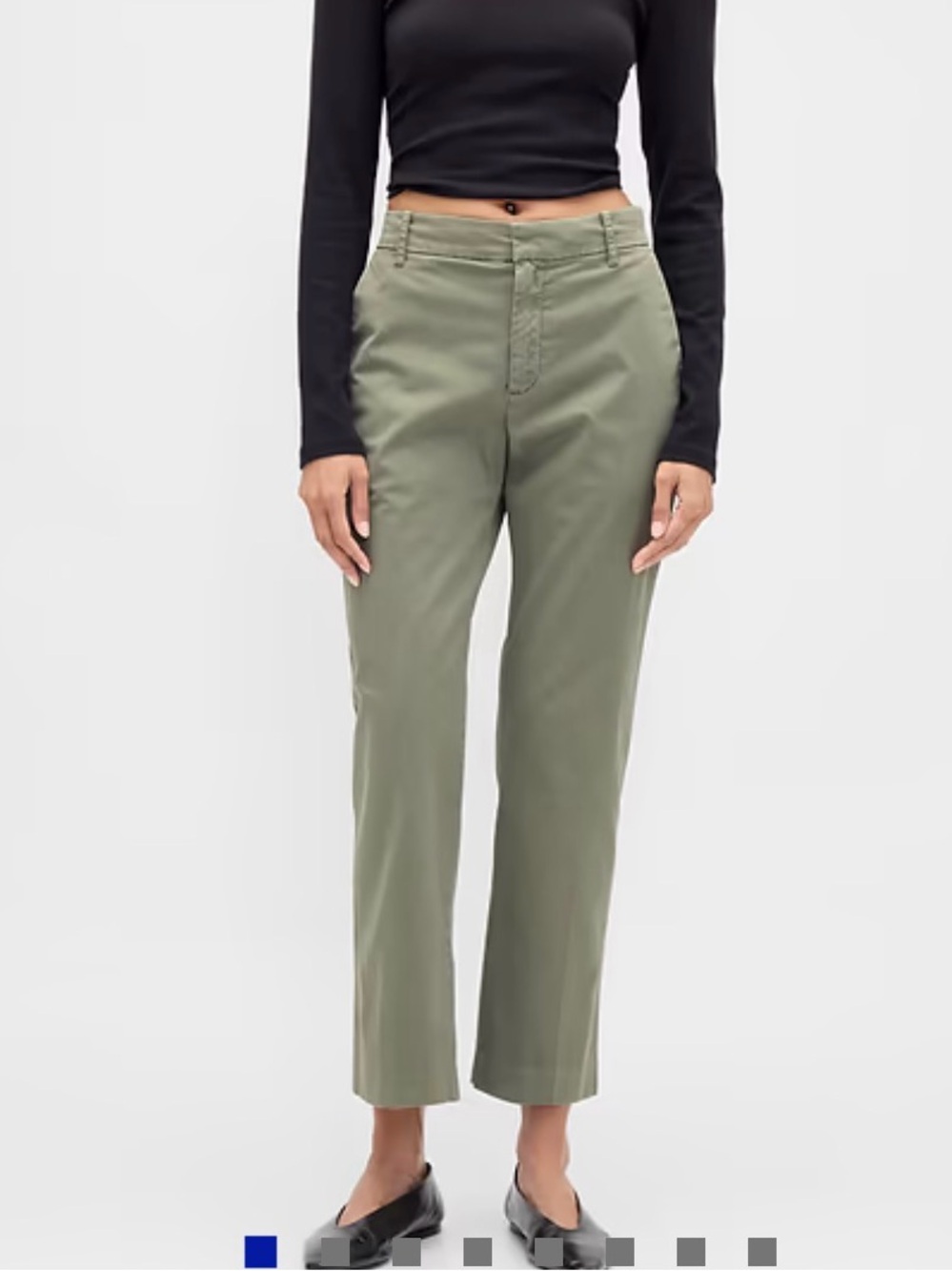 J. Crew Straight-Leg Pants in Olive